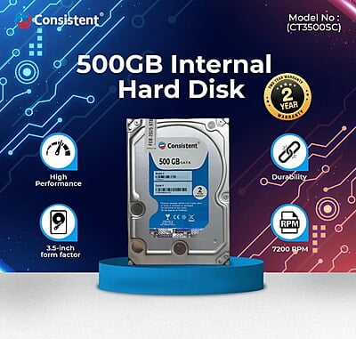 500GB Internal Hard Drive for Desktop PC and CCTV Storage 500GB Internal Hard Drive for Desktop PC and CCTV Storage