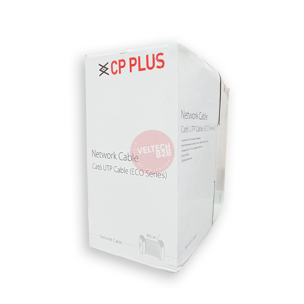 Cp plus : cat6 utp 305mtrs eco fut-6tsrh-305