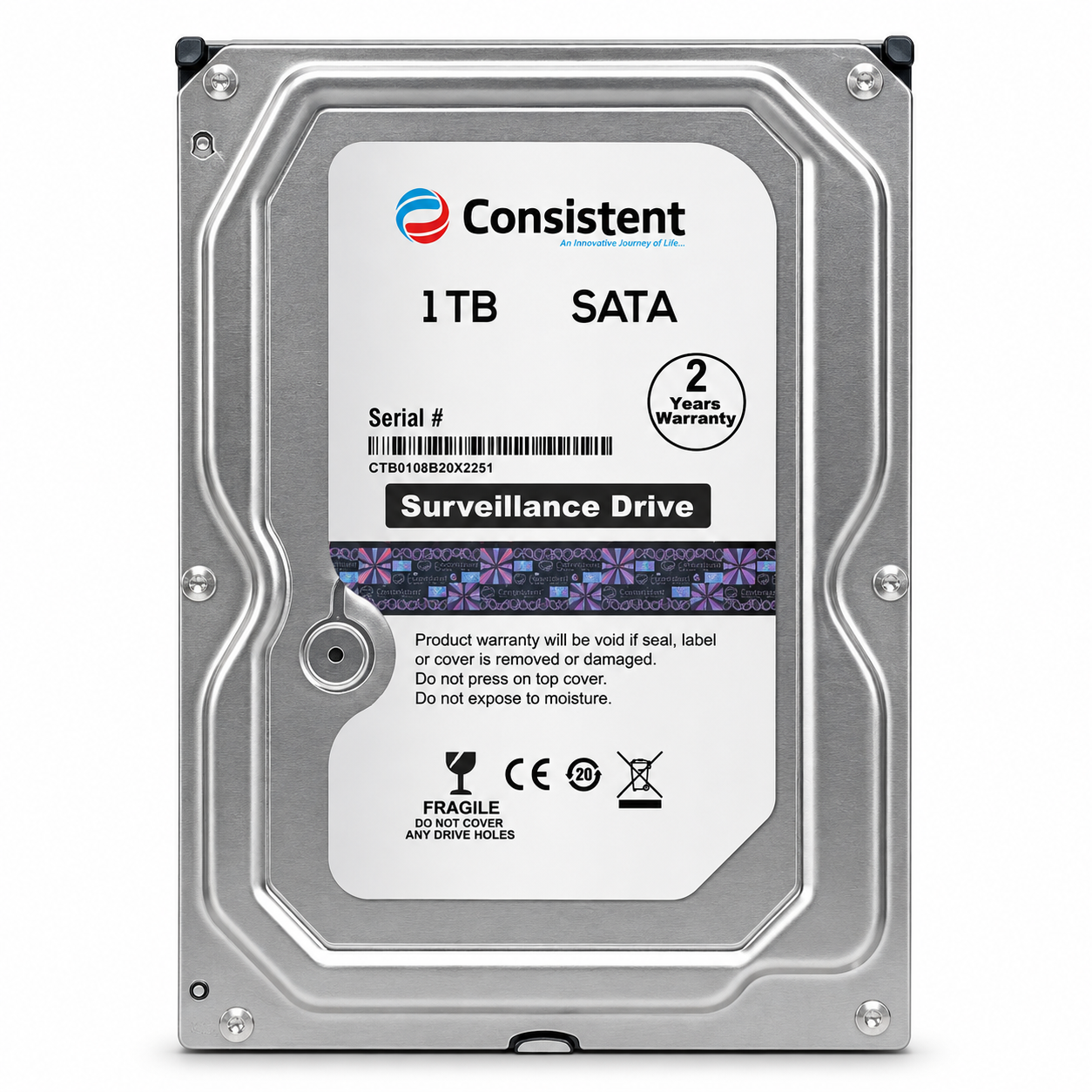1TB SATA Hard Disk for Desktop PC and CCTV DVR