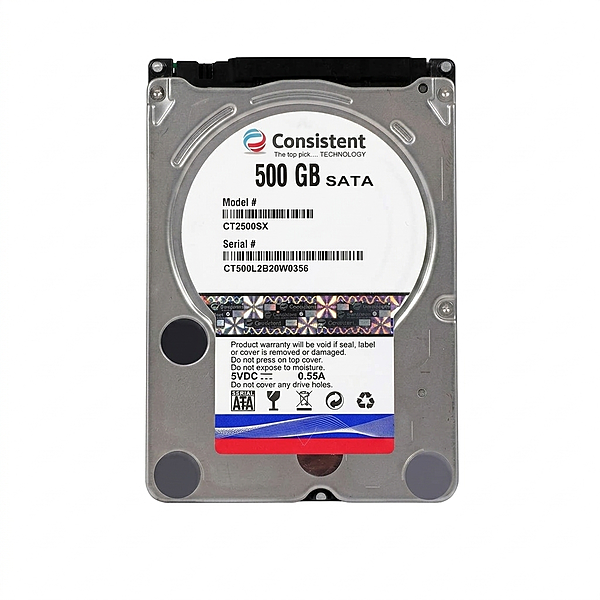 Consistent 500GB internal surveillance hard drive