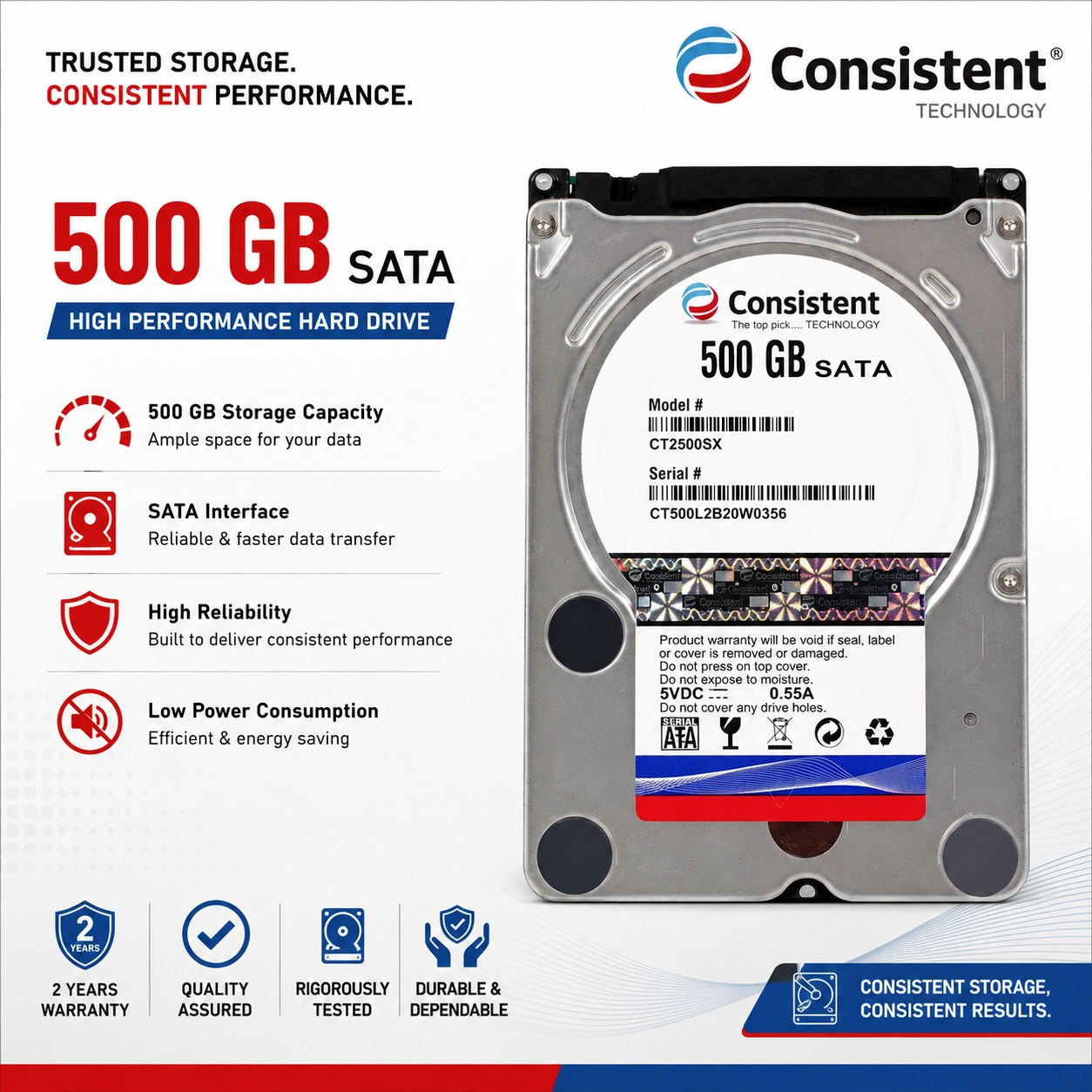 consistent 500gb hard drive cctv dvr nvr
