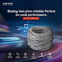 CP PLUS Cat6 Eco 24AWG CCA Network Cable