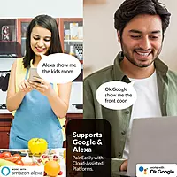 CP PLUS Indoor IP Camera with Google Home and Alexa Support