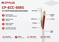 CP PLUS 90 Meter Bare Copper CCTV Cable