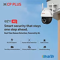 CP PLUS 3MP Full HD Outdoor 4G PT Camera