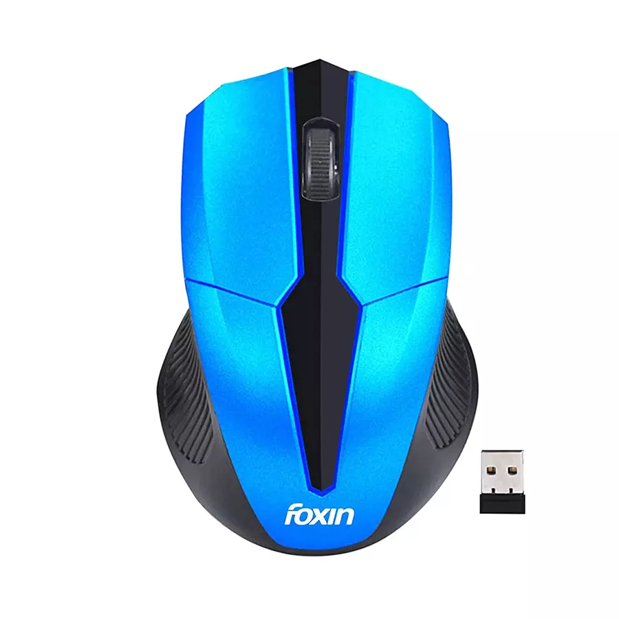 Foxin Elite FWM-9099 Wireless Optical Mouse Blue