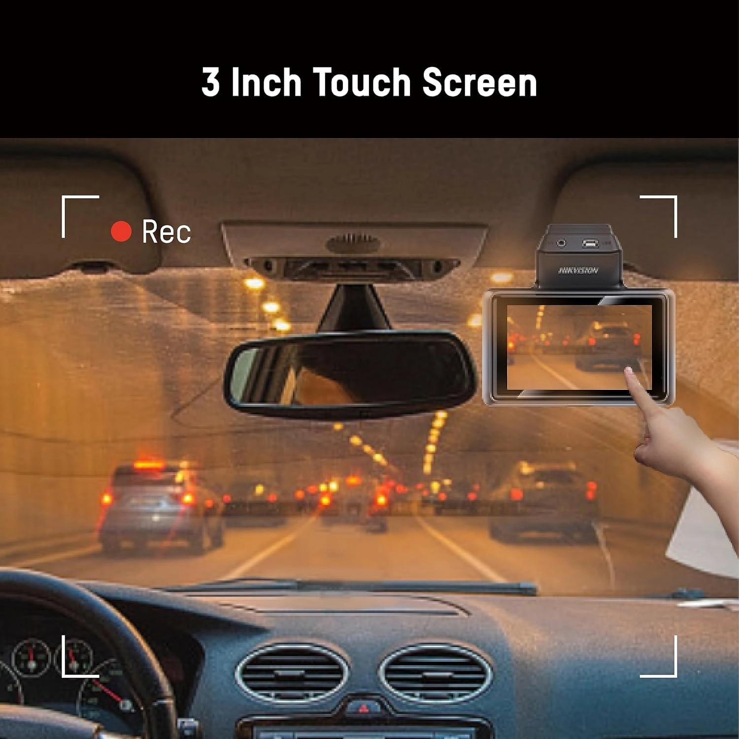 HIKVISION Dash Camera with G-Sensor and Touchscreen
