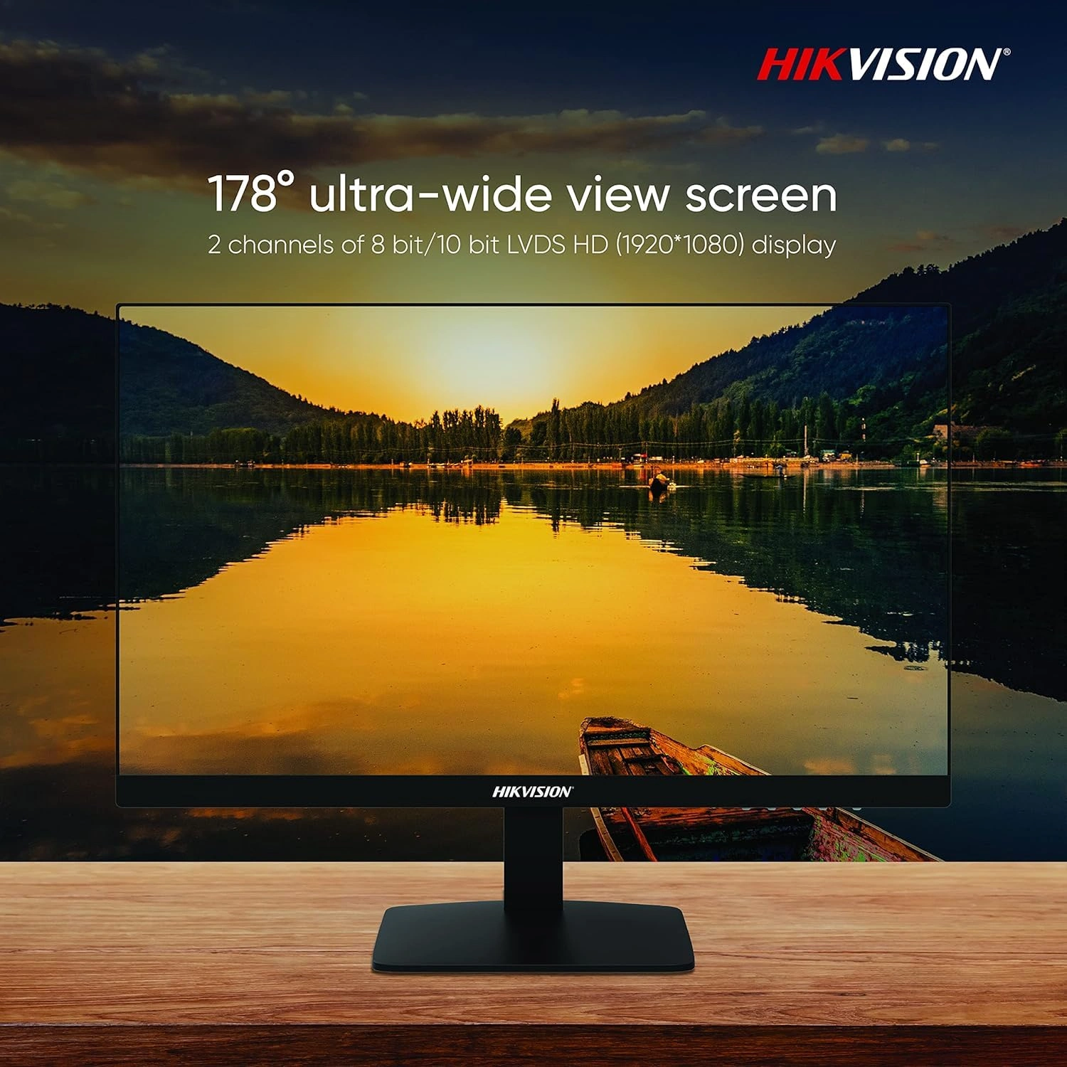 HIKVISION FHD Monitor with HDMI and VGA