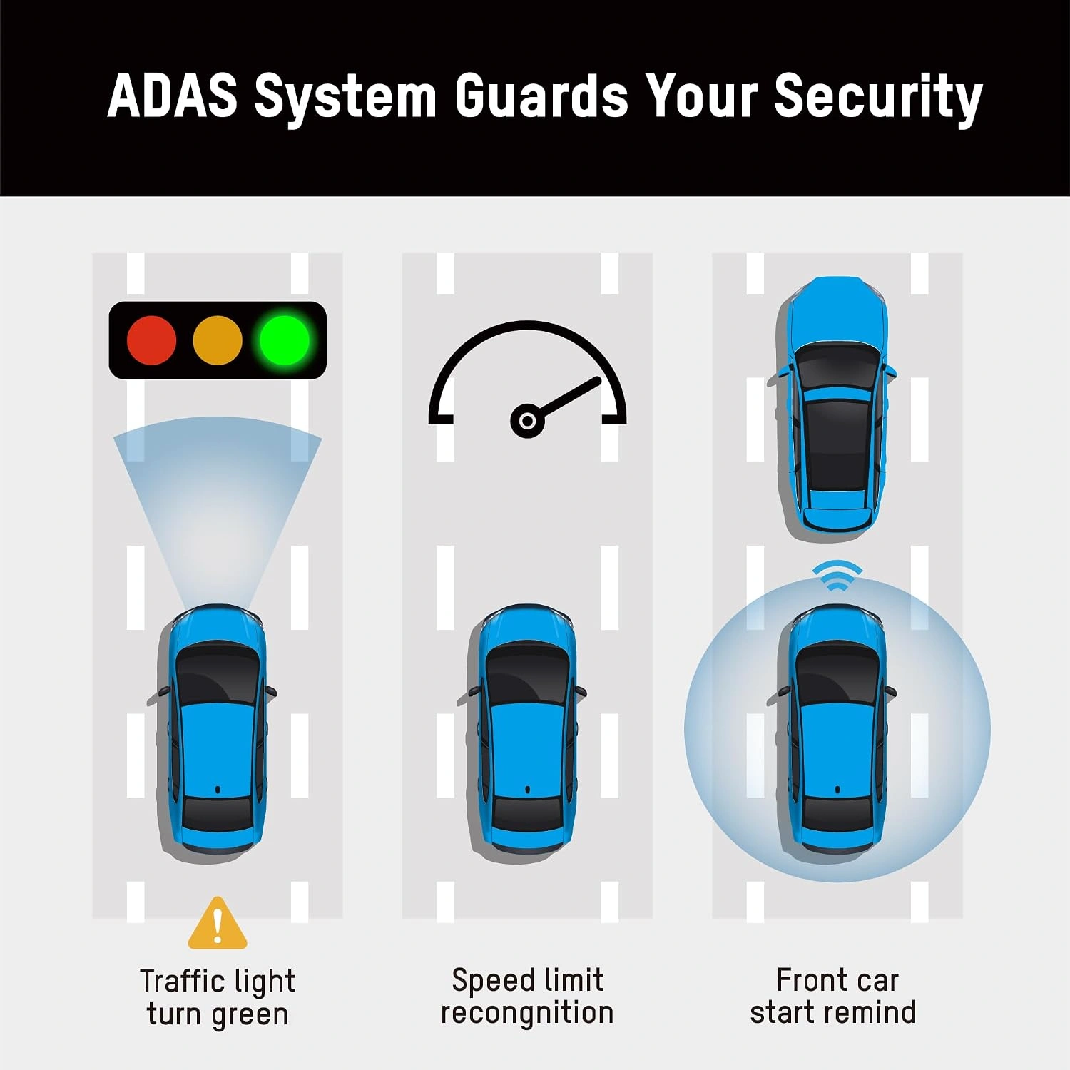HIKVISION Wi-Fi ADAS Car Dash Camera