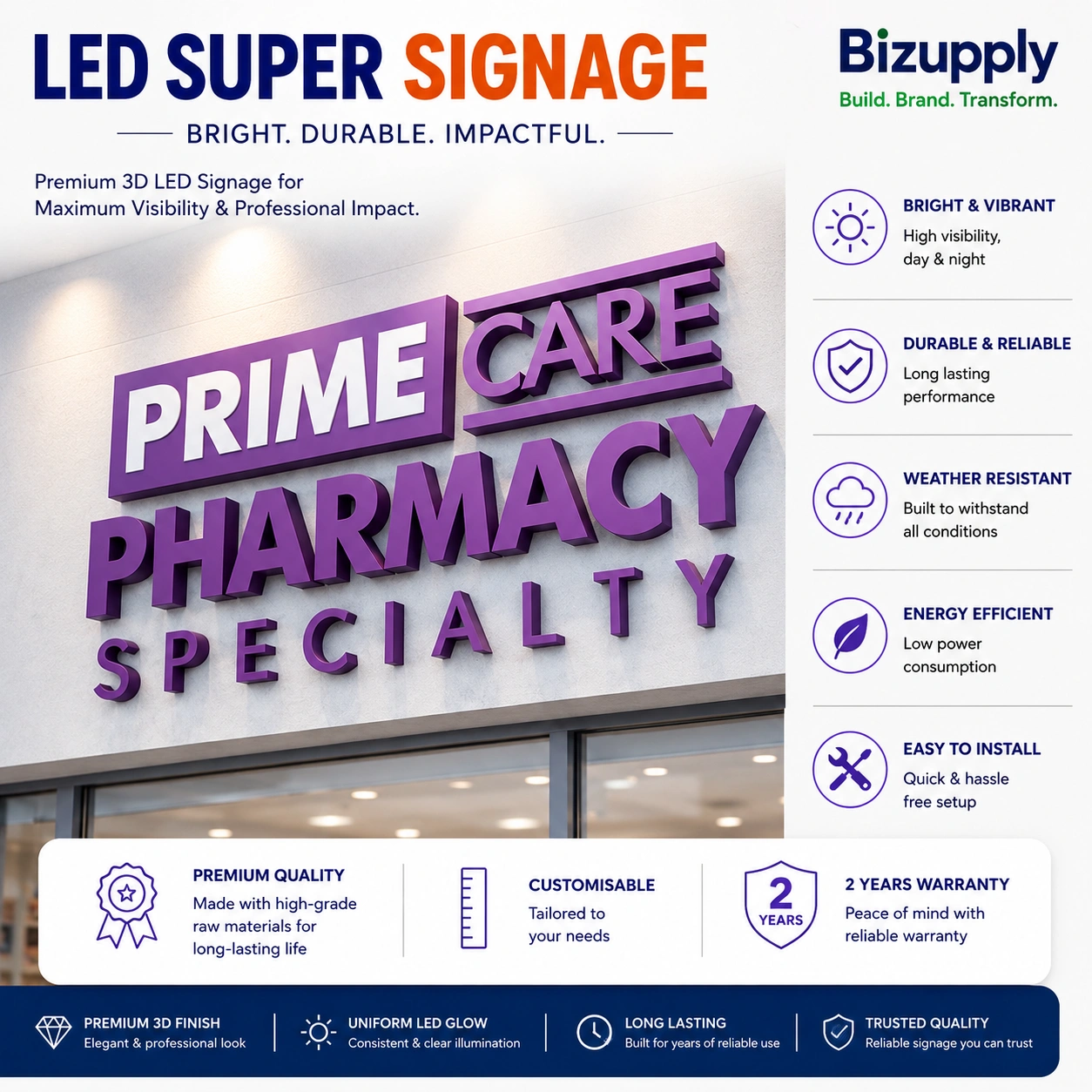 Premium Super Liquid LED Signage for Business Branding